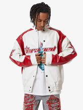 Thesupermade American Vintage Colorblock Leather Jacket - 1728
